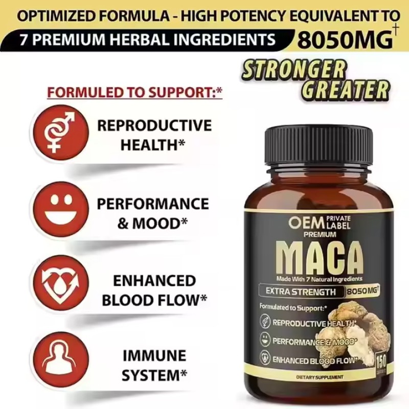 Maca Extract Supplier - Plant Energy Booster Liquid Powder