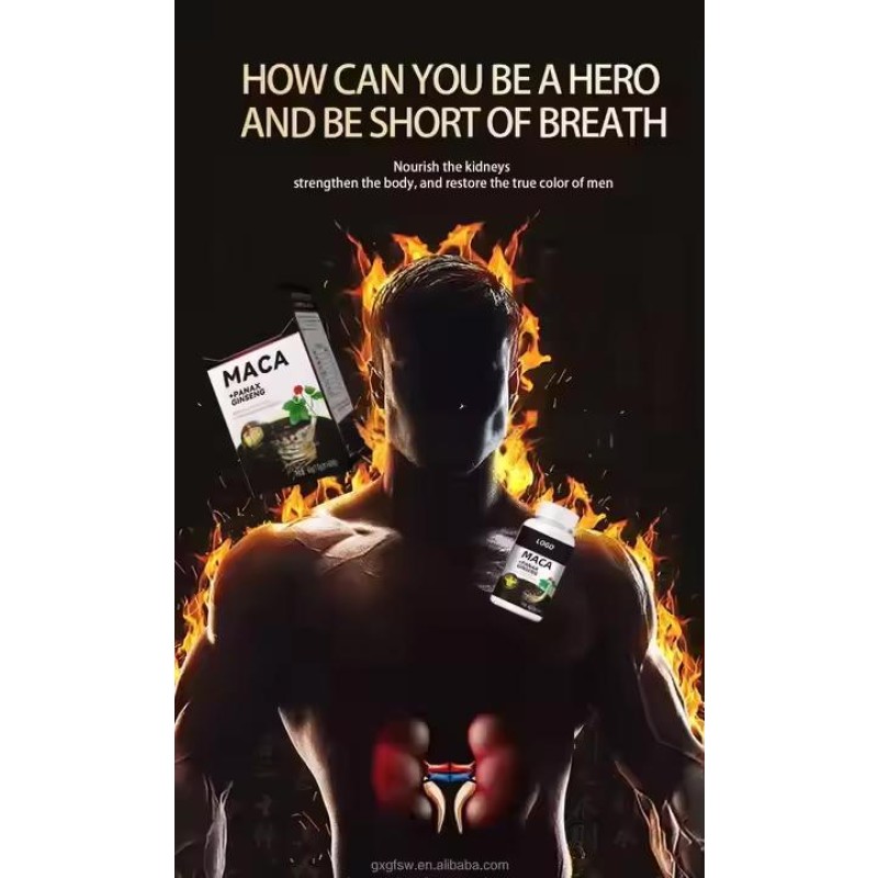 Maca Capsules Manufacturer - OEM Custom Male Enhancement Supplement