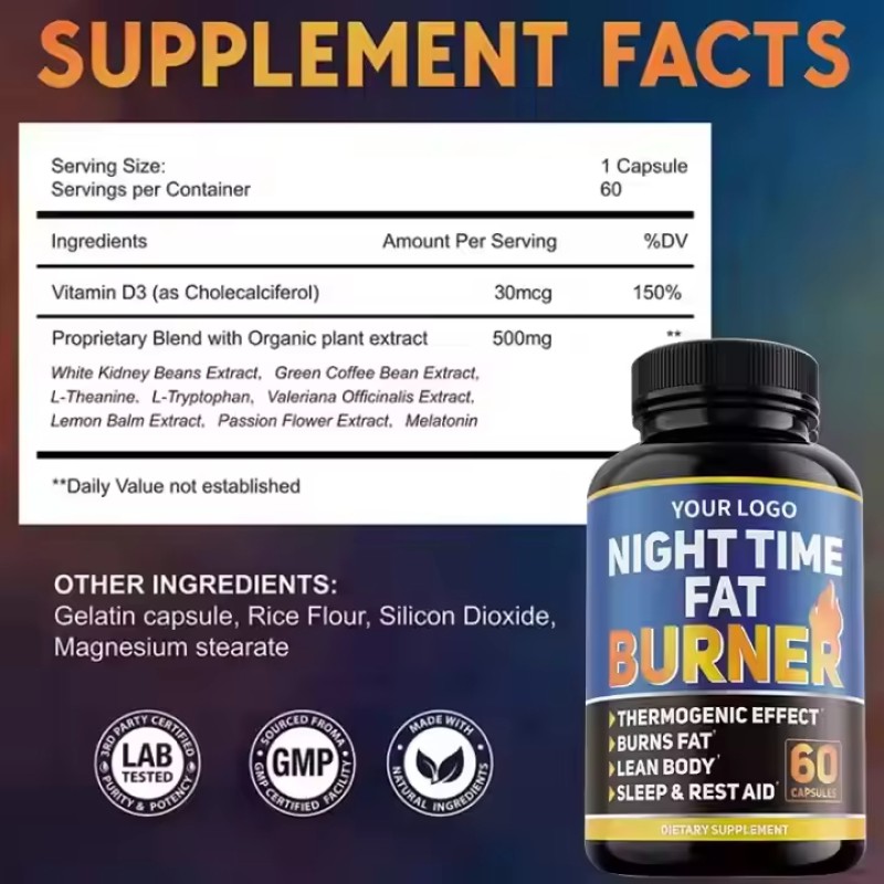 Weight Loss Capsules Manufacturer - Natural Fat Burning 500 MOQ