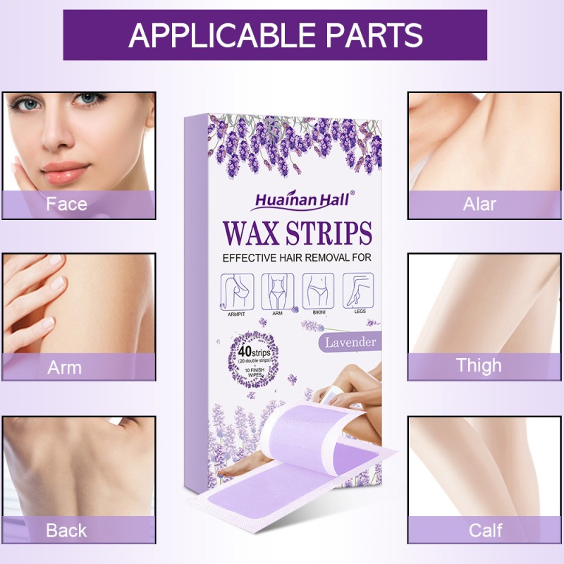 Depilatory Wax Strips Manufacturer - Disposable Body Hair Removal
