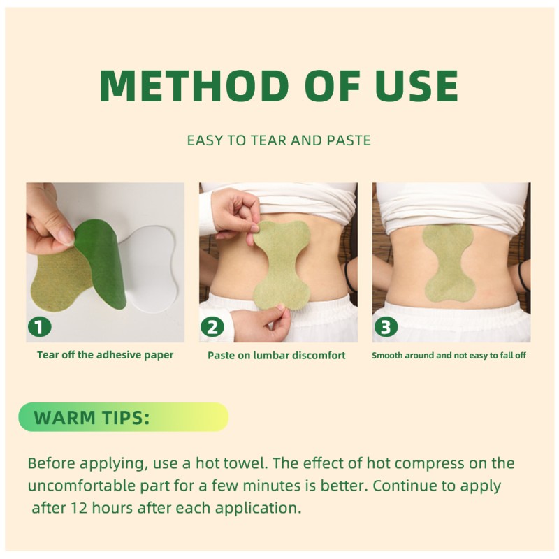 Moxibustion Plaster Supplier - ISO Certified Wormwood Lumbar Spine