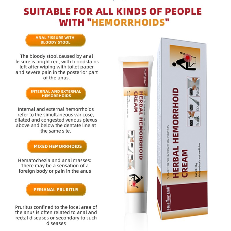 Hemorrhoid Cream Manufacturer - 20g Herbal Anal Fistula