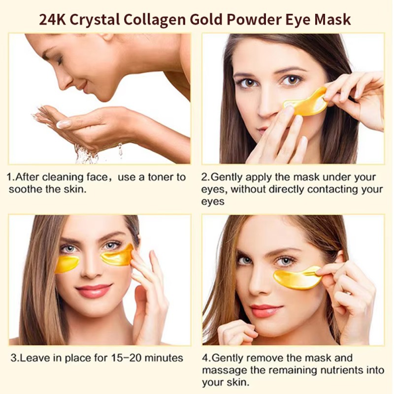 Gold Eye Mask Supplier - 24K Collagen Puffiness Care