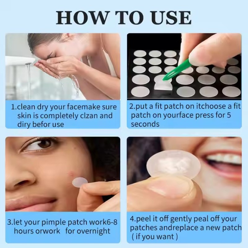 Acne Patch Supplier - Transparent Hydrocolloid 36pcs