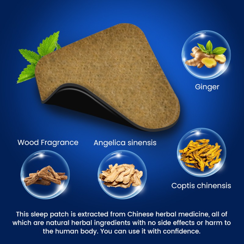 Sleep Skin Patch Supplier - Pure Herbs Stress Relief 30pcs