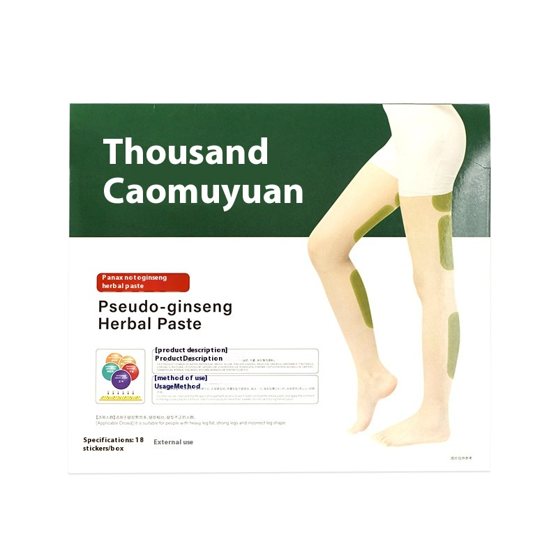 Herbal Slimming Patch Factory - Panax Notoginseng Leg Patch