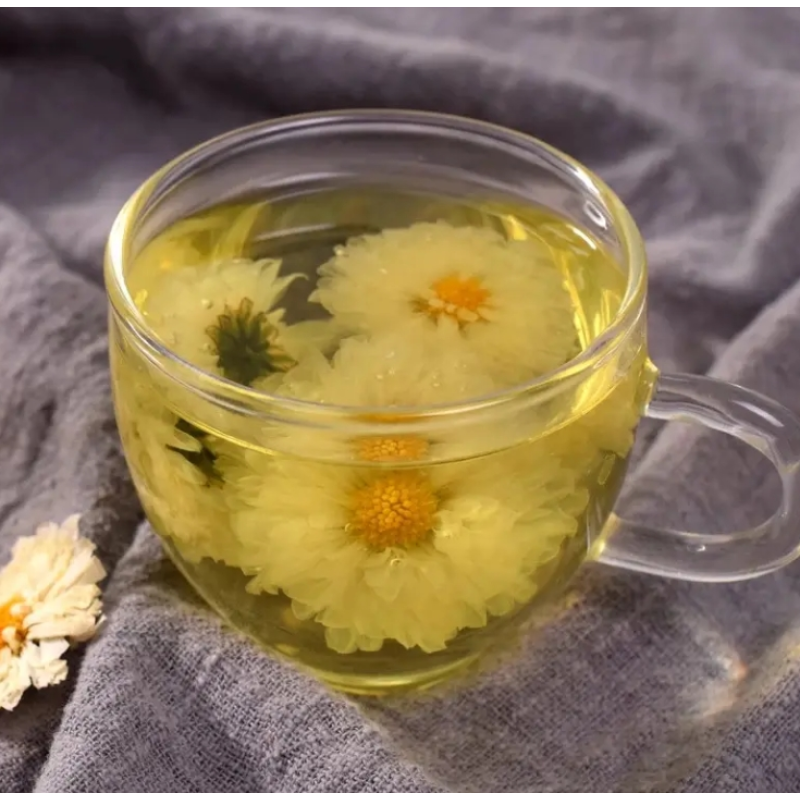 Chrysanthemum Flower Supplier - Summer White Golden Herbal Tea