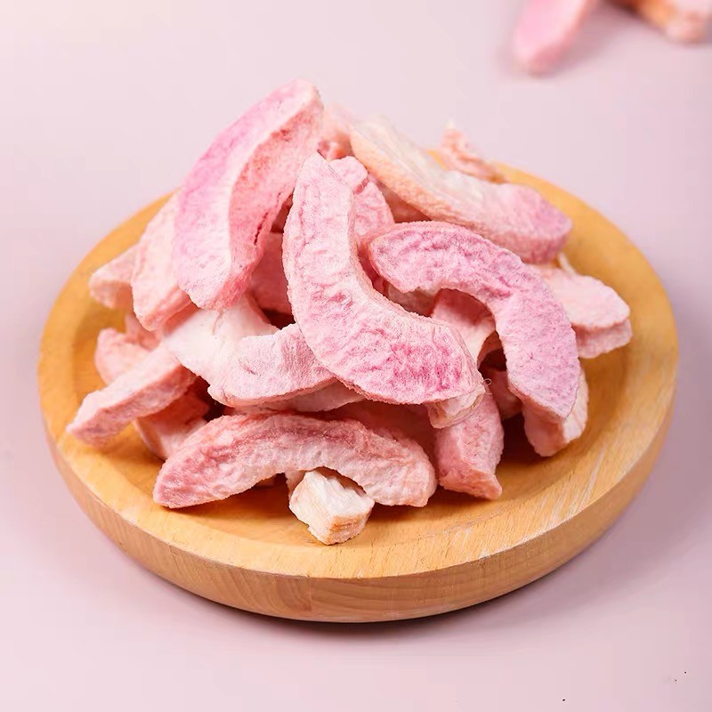 Peach Slices Manufacturer - Freeze-Dried Sweet Crispy Toppings