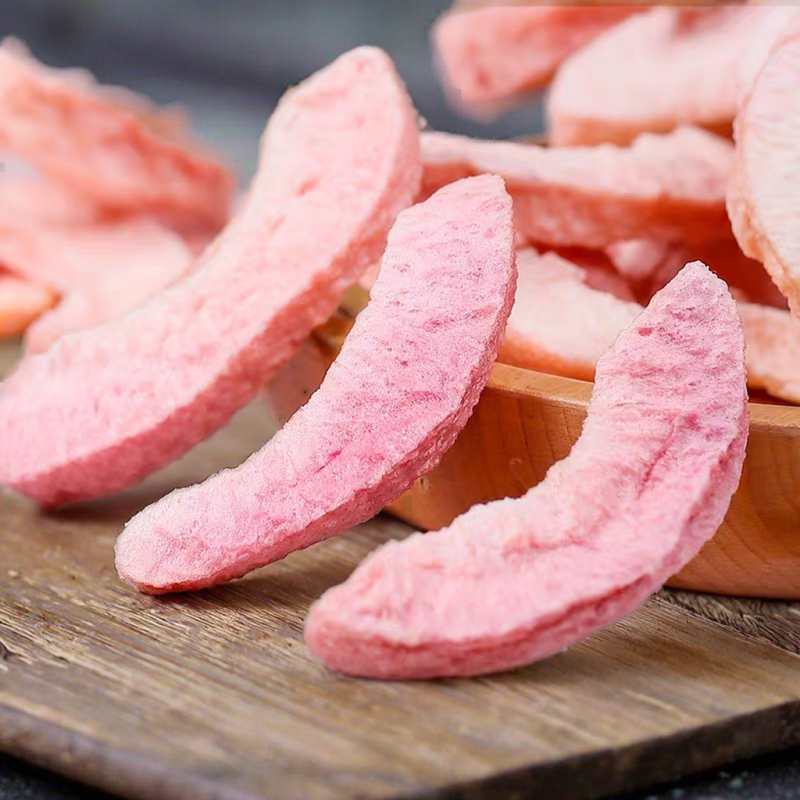 Peach Slices Manufacturer - Freeze-Dried Sweet Crispy Toppings