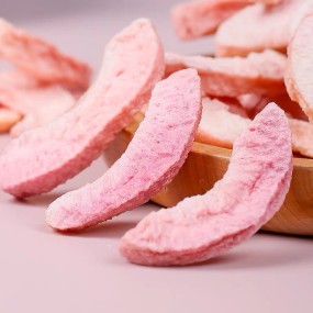 Peach Slices Manufacturer - Freeze-Dried Sweet Crispy Toppings