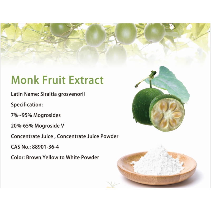 Monk Fruit Extract Powder Factory - 20:1 Nutramax Pure Sweetener