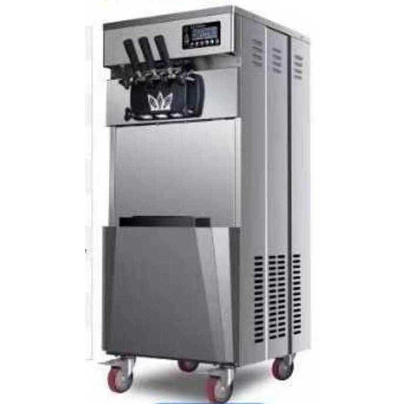 Soft Serve Ice Cream Machine Supplier - 3 Flavors Stainless Steel