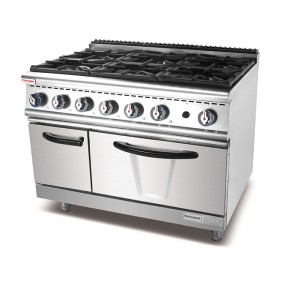 Gas Cooking Range Supplier - 900mm 4 Burner Lave Grill