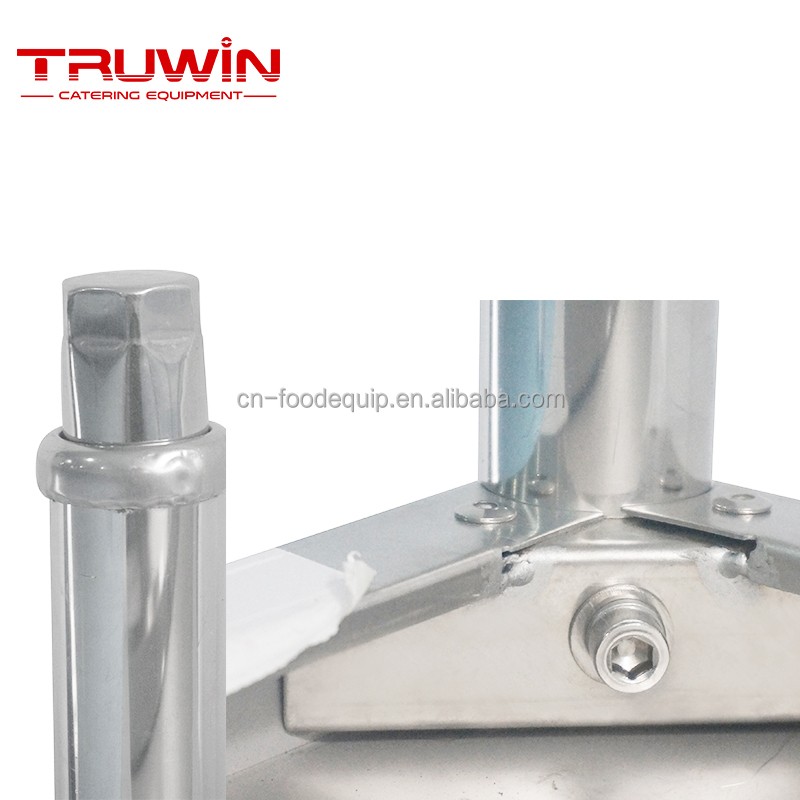 Work Table Manufacturer - Two Layers Stainless Steel Backsplash