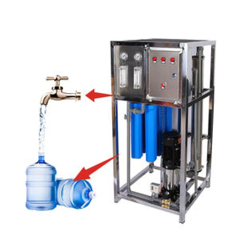 Water Purification System Factory - 500L/h RO Filtration Plant