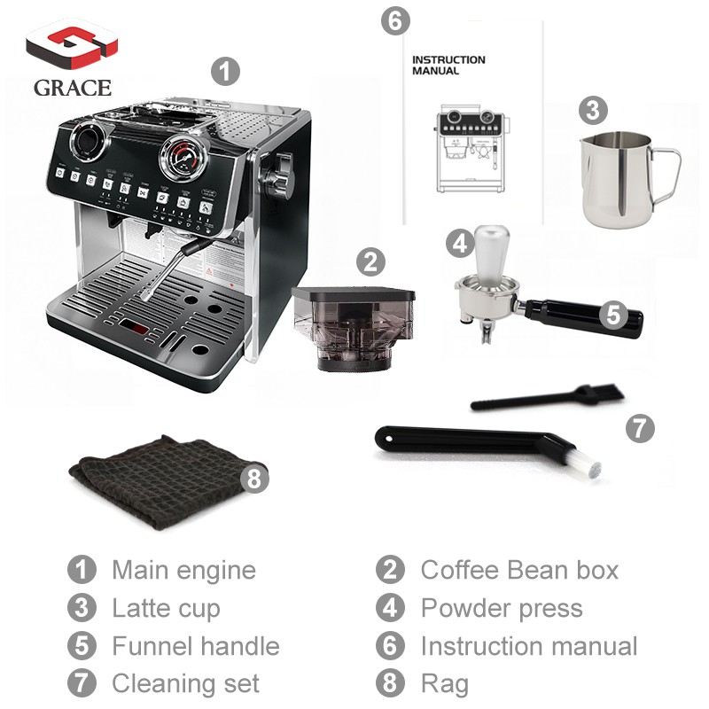 Espresso Machine Supplier - Professional 6L Semi-Automatic