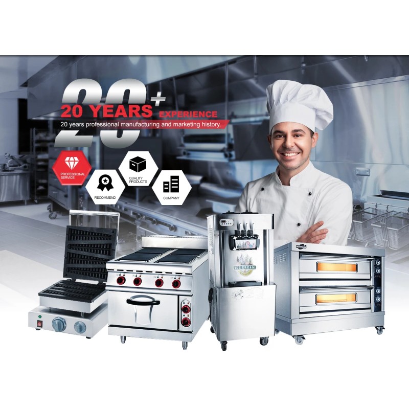 Waffle Maker Supplier - Commercial Double Crepe Machine