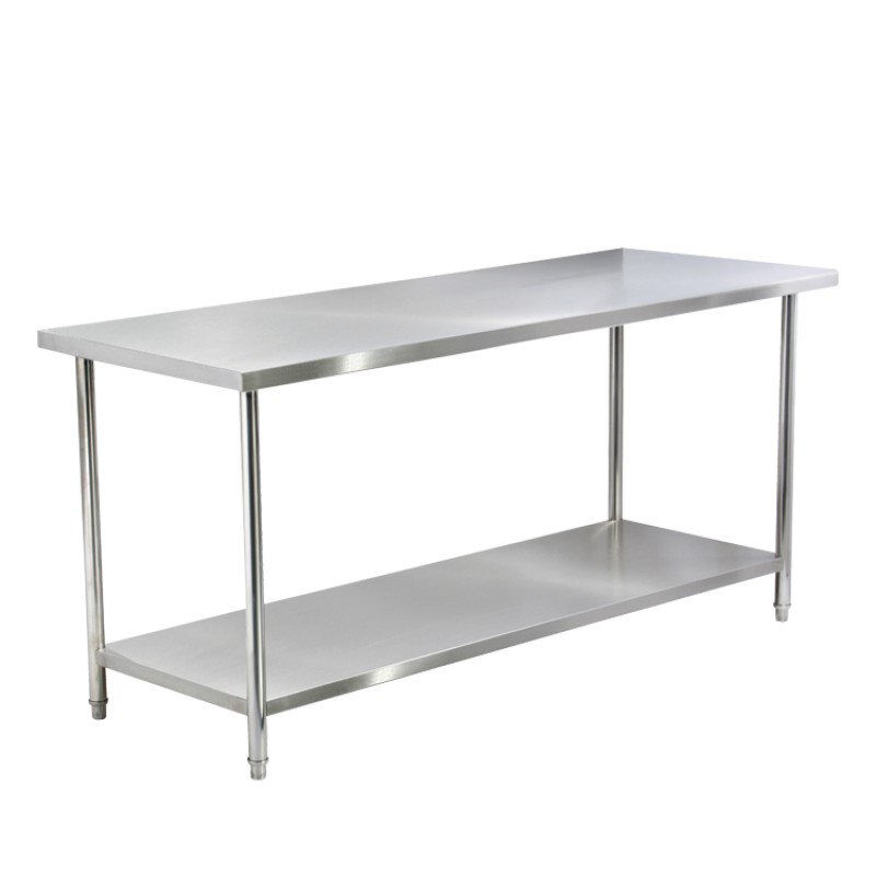 Work Table Manufacturer - Round Tube Style with Undershelf
