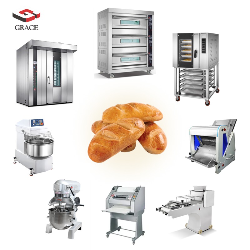 Baking Solution Manufacturer - GRACE Dough Mixer Sheeter Oven