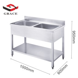 Kitchen Sink Supplier - High Quality Double Bowl Stainless