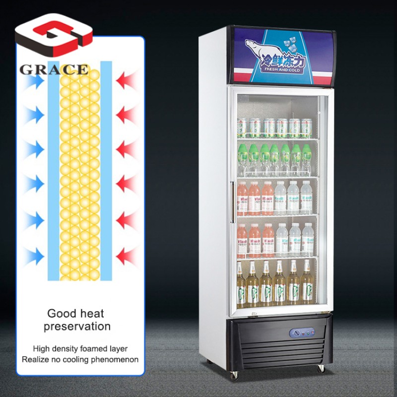 Chiller Freezer Supplier - 2 Glass Door Upright Supermarket