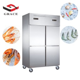 Commercial Freezer Supplier - 1200L 4 Half Door Upright