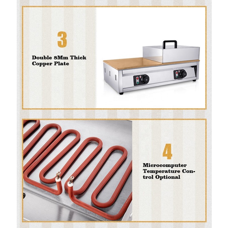 Pancake Machine Supplier - 220V Electric Full Copper Surface