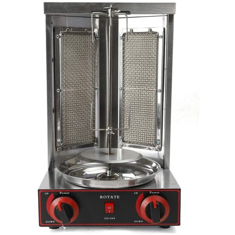 Doner Kebab Machine Supplier - Automatic Rotating Gas Burner