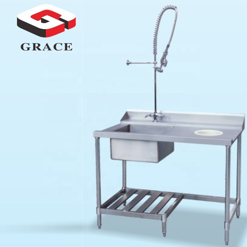 Stainless Steel Sink Factory - Grace Single Sink Work Table