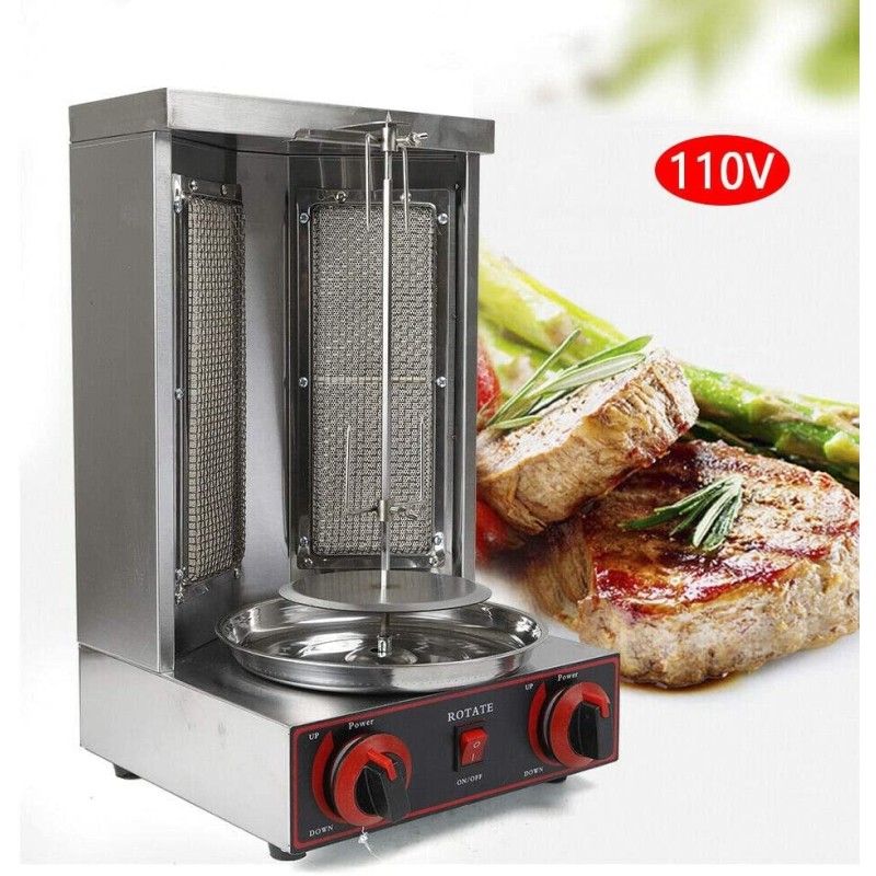 Doner Kebab Machine Supplier - Automatic Rotating Gas Burner