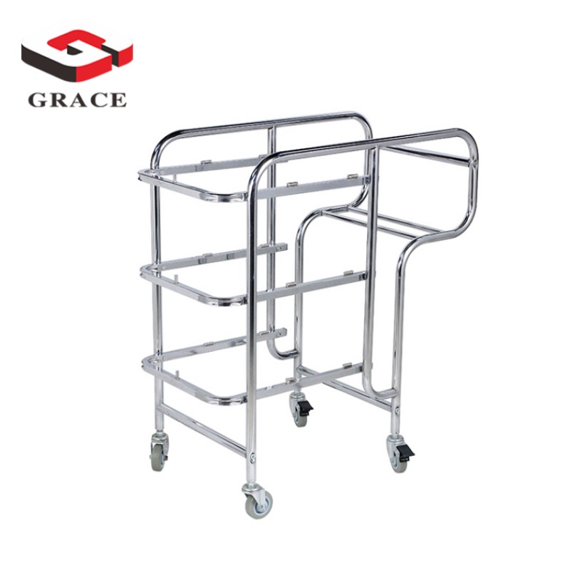 Dish Trolley Supplier - Restaurant Stainless Steel Collecting