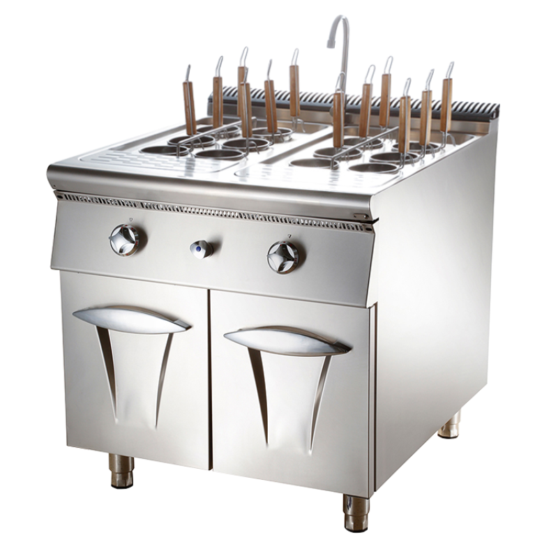 Pasta Cooker Factory - Electric Gas Restaurant with Cabinet