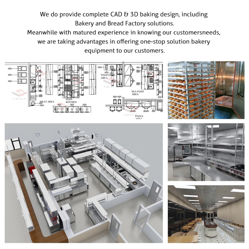 Baking Solution Manufacturer - GRACE Dough Mixer Sheeter Oven