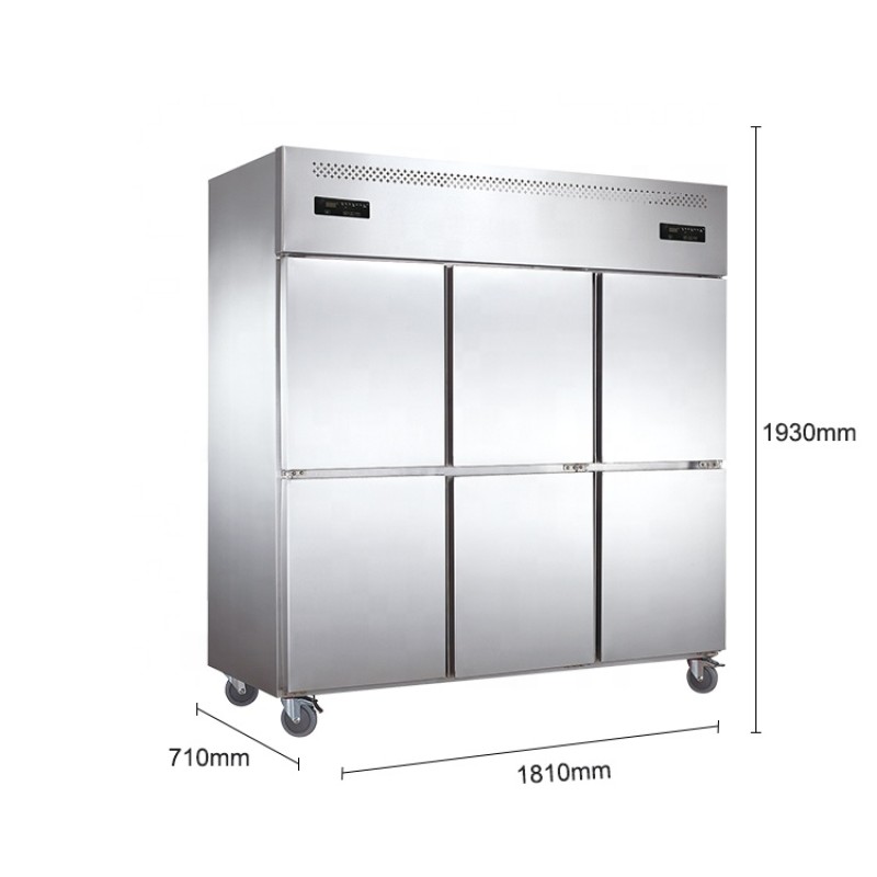 Restaurant Freezer Manufacturer - Stainless Steel 6 Swing Door