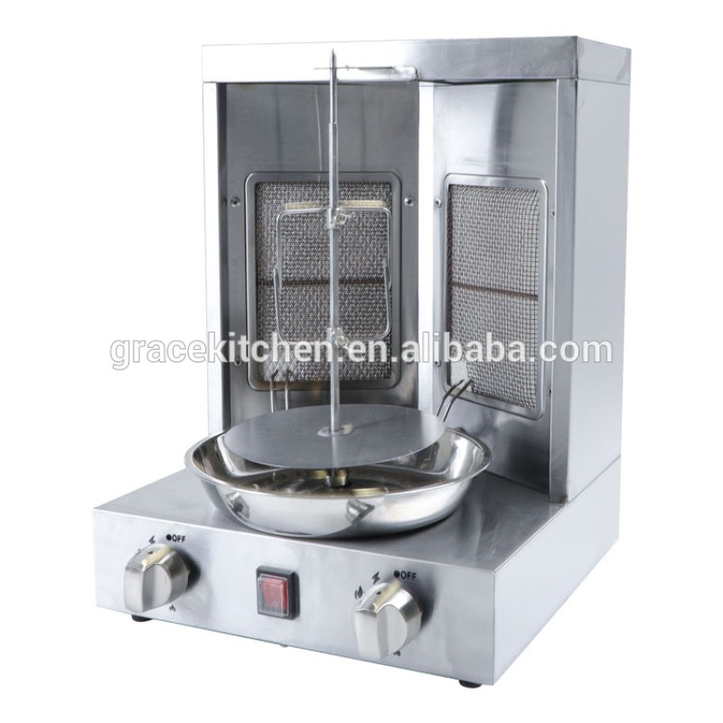 Doner Kebab Machine Supplier - Automatic Rotating Gas Burner