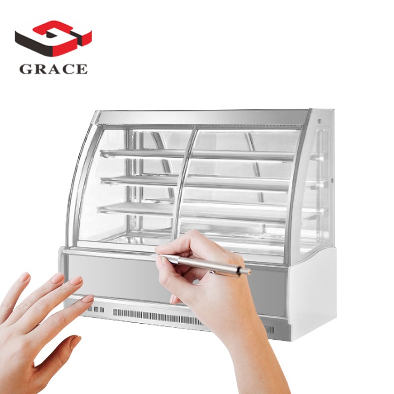 Cake Showcase Manufacturer - 4 Layers Glass Display Counter