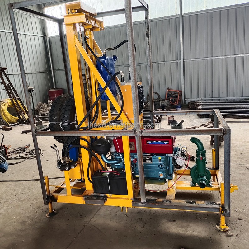 Mine Drilling Rig Factory - Yellow Red Blue Machine