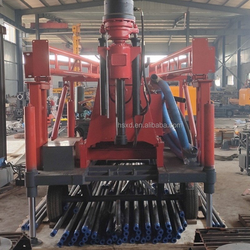 Crawler Drilling Rig Factory - 600m Borehole Water Well