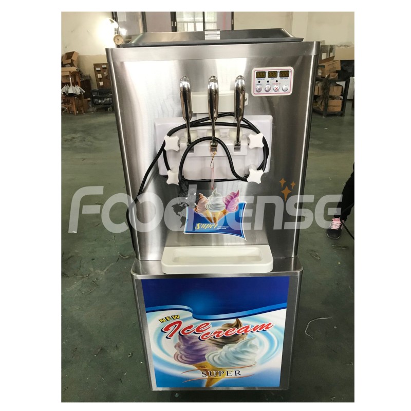 Soft Ice Cream Machine Supplier - Automatic Stainless Steel