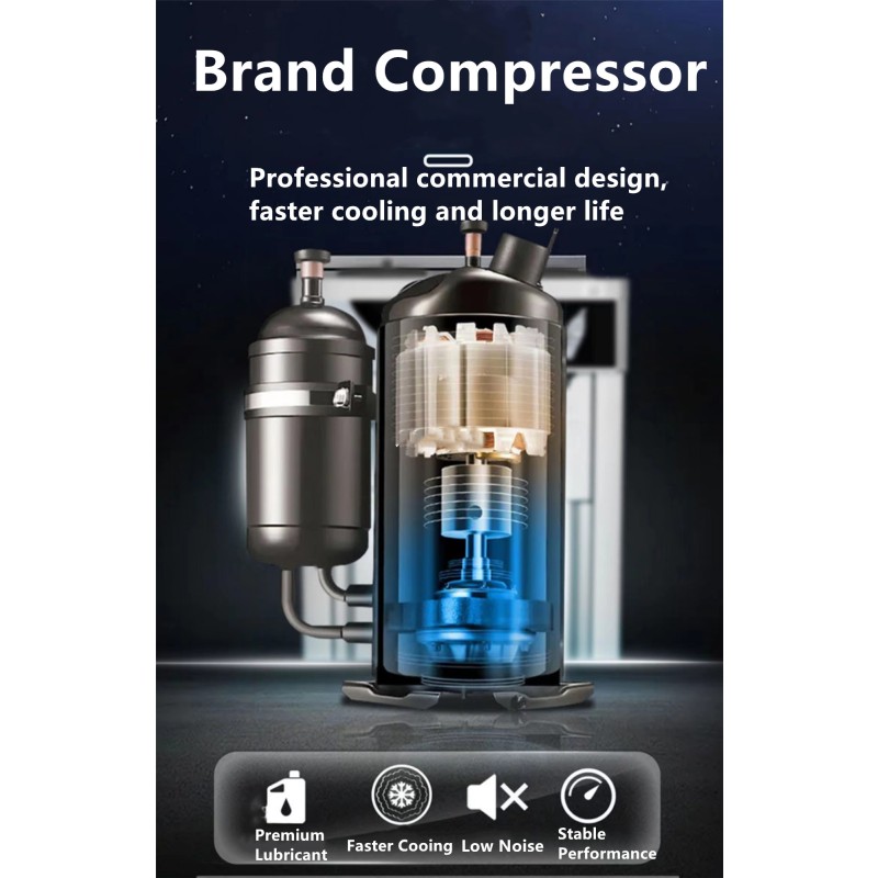 Ice Cream Making Machine Manufacturer - Three Head Italian