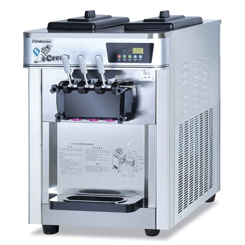 Ice Cream Machine Supplier - 3 Flavor Stainless Steel