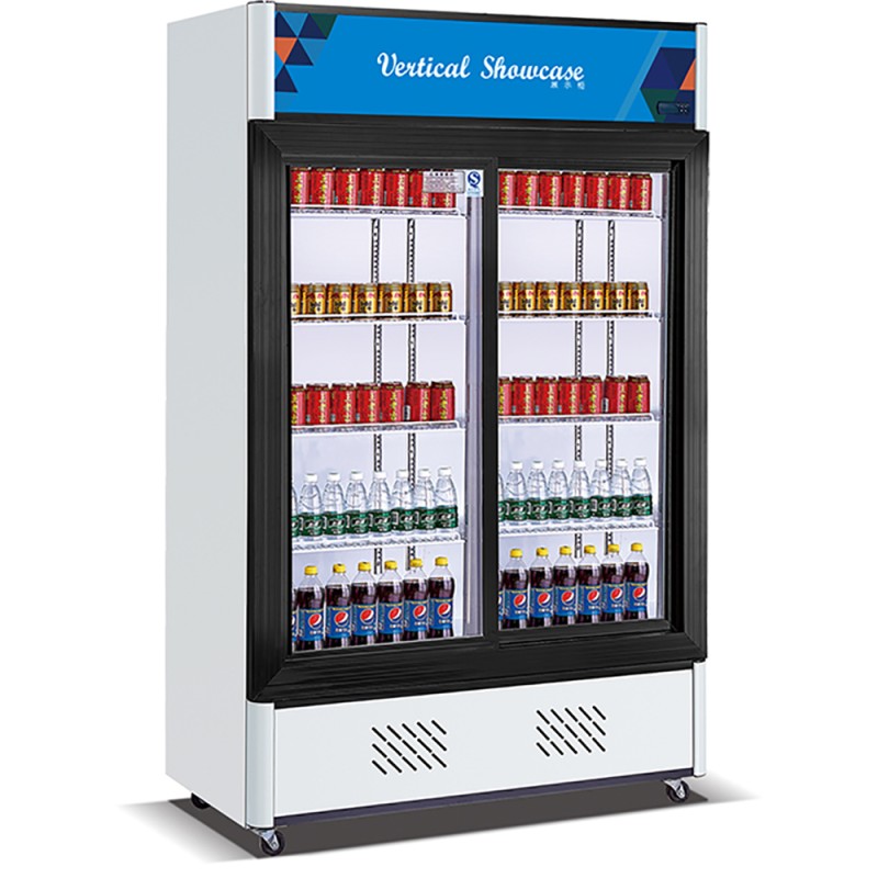 Drink Cooler Supplier - Double Glass Door Beer