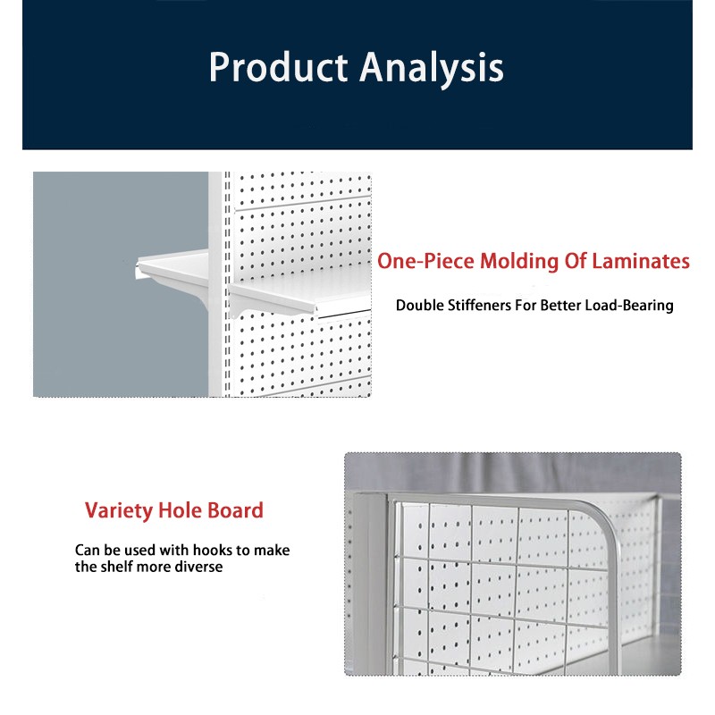 Marketing Shelves Factory - White Color Adjustable