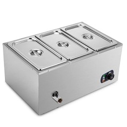 Bain Marie Manufacturer - 6 Pan Electric Stainless