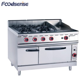 Gas Stove Factory - 4-burner With Electric Oven