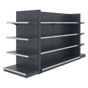 Supermarket Shelves Factory - Metallic Grocery Display