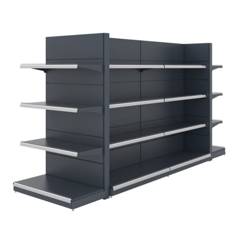 Supermarket Shelves Factory - Metallic Grocery Display