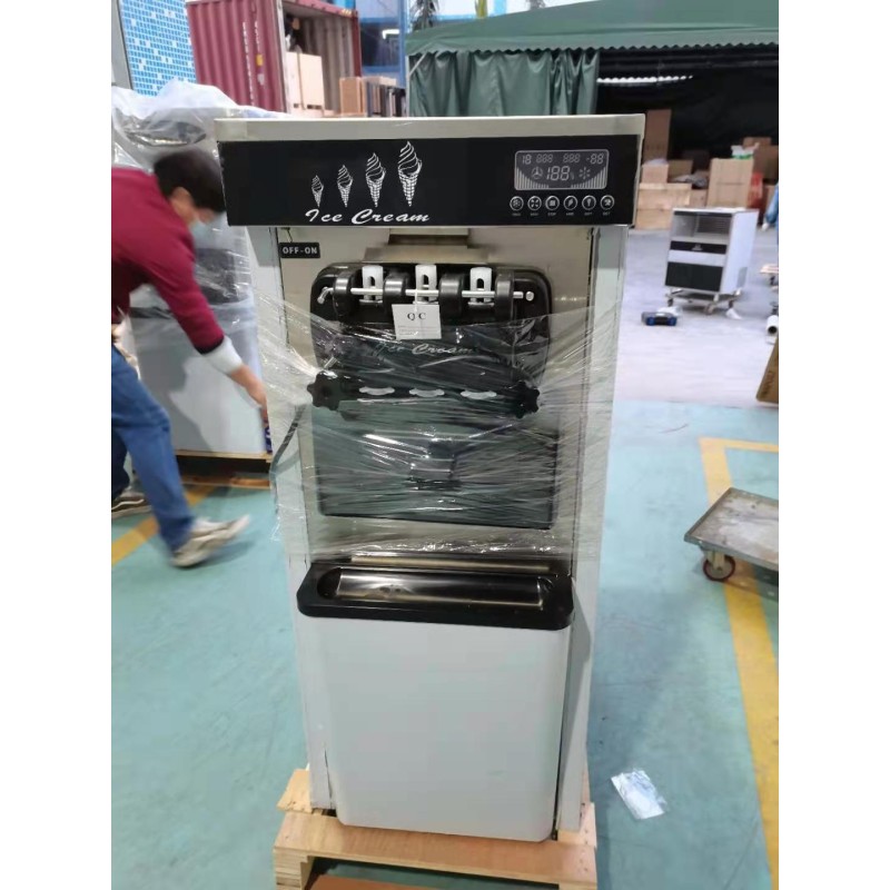 Ice Cream Maker Manufacturer - Stainless Steel 3 Flavor