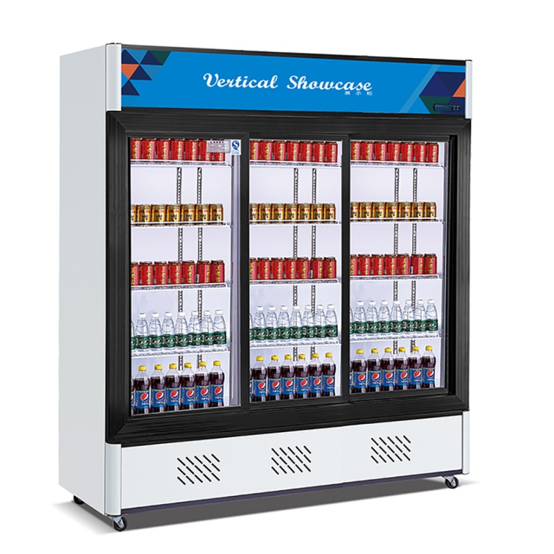Drink Cooler Supplier - Double Glass Door Beer