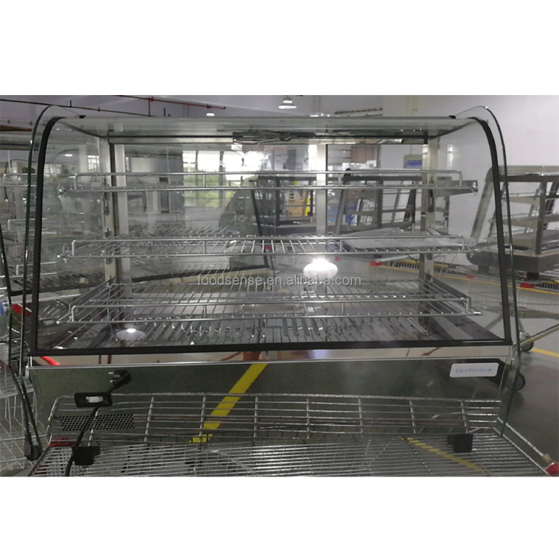 Cake Display Cabinet Supplier - 3 Layers Showcase